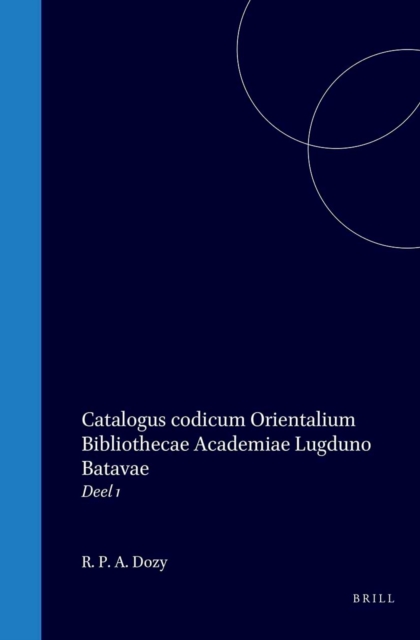 Catalogus codicum Orientalium Bibliothecae Academiae Lugduno Batavae