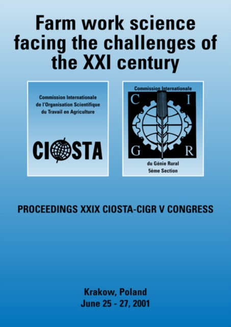 Farm work science facing the challenge of the XXI century