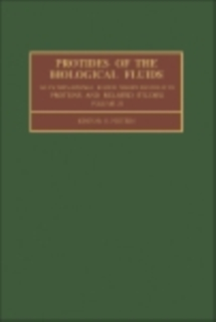 Protides of the Biological Fluids