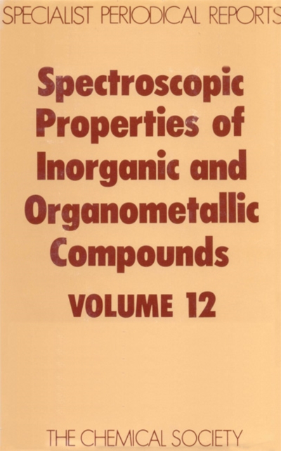 Spectroscopic Properties of Inorganic and Organometallic Compounds