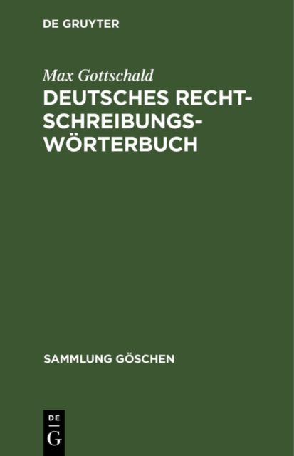 Deutsches Rechtschreibungswörterbuch