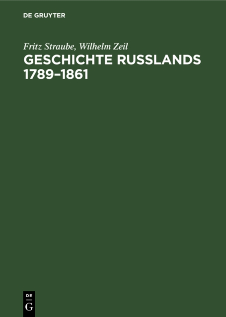 Geschichte Rulands 1789-1861