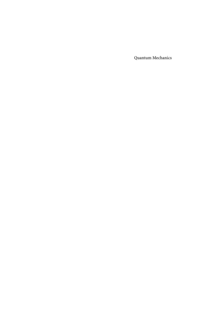 Quantum Mechanics