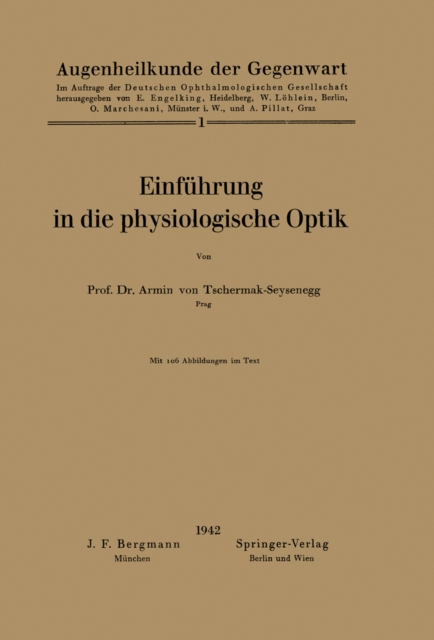 Einführung in die physiologische Optik