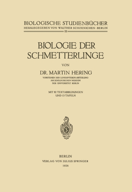 Biologie der Schmetterlinge