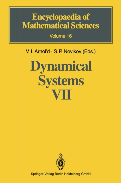 Dynamical Systems VII