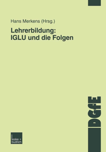 Lehrerbildung: IGLU und die Folgen