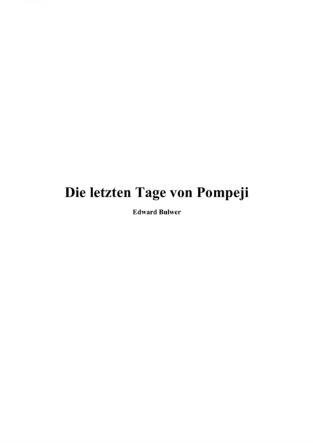 Die letzten Tage von Pompeji