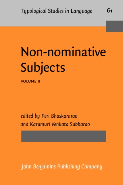 Non-nominative Subjects
