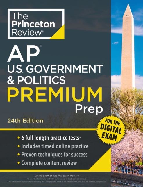Princeton Review AP U.S. Government & Politics Premium Prep, 24th Edition