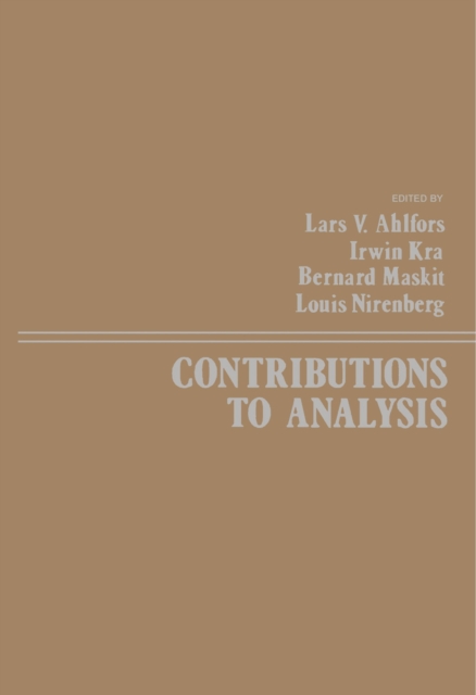 Contributions to Analysis