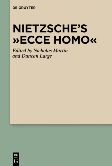 Nietzsche's "e;Ecce Homo"e;