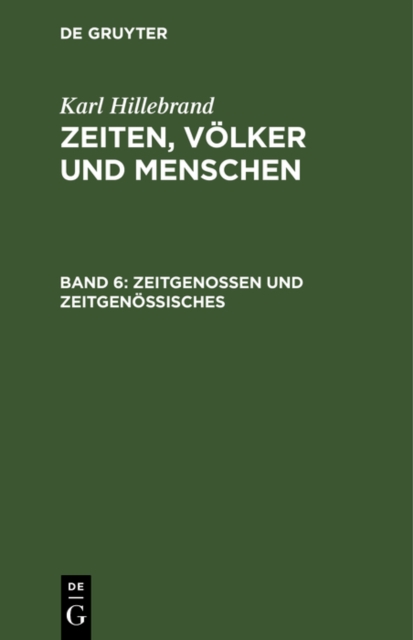 Zeitgenossen und Zeitgenossisches