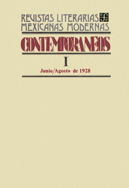 Contemporaneos I, junio-agosto de 1928