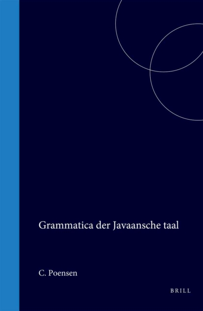 Grammatica der Javaansche taal