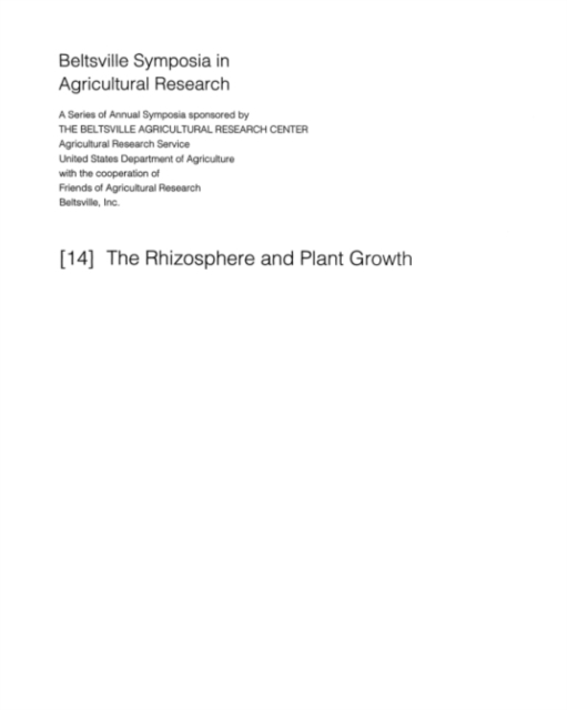 Rhizosphere and Plant Growth
