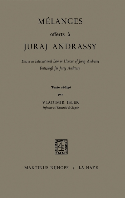 Melances Offerts a Juraj Andrassy