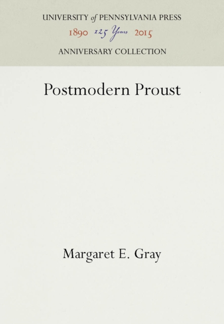 Postmodern Proust