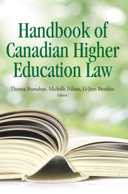 Handbook of Canadian Higher Education