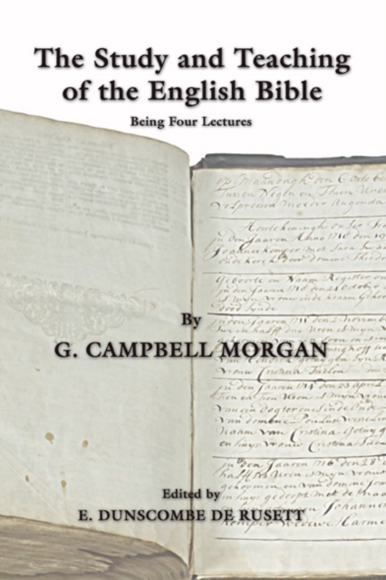 Study and Teaching of the English Bible
