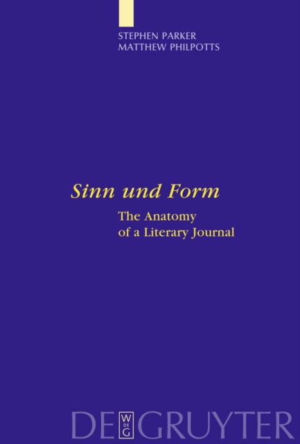 "Sinn und Form"