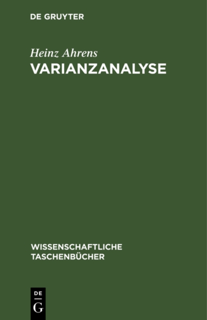Varianzanalyse