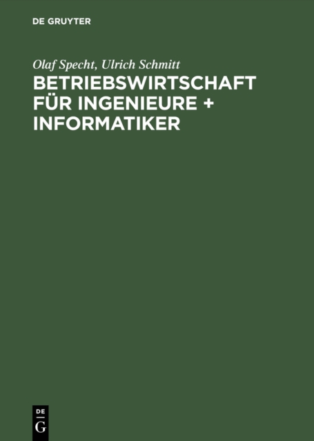Betriebswirtschaft für Ingenieure + Informatiker