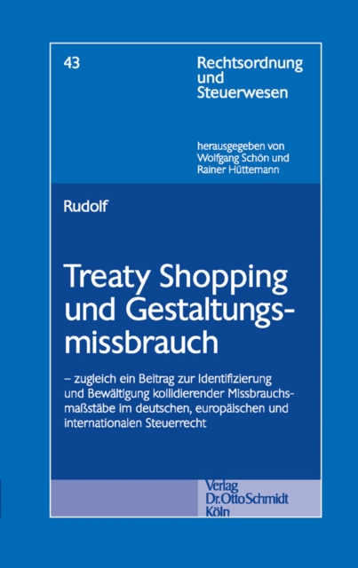 Treaty Shopping und Gestaltungsmissbrauch