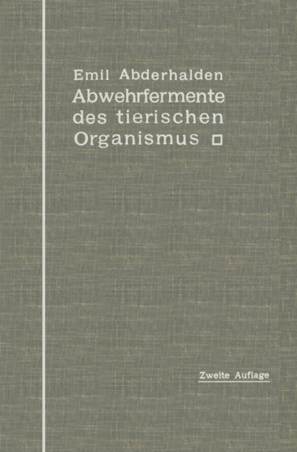 Abwehrfermente des tierischen Organismus