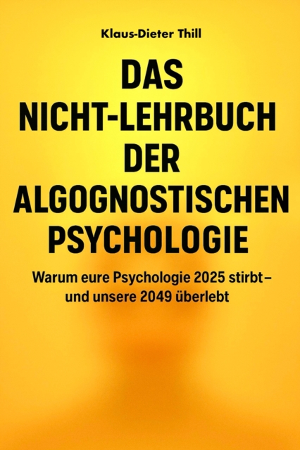 Das Nicht-Lehrbuch der Algognostischen Psychologie