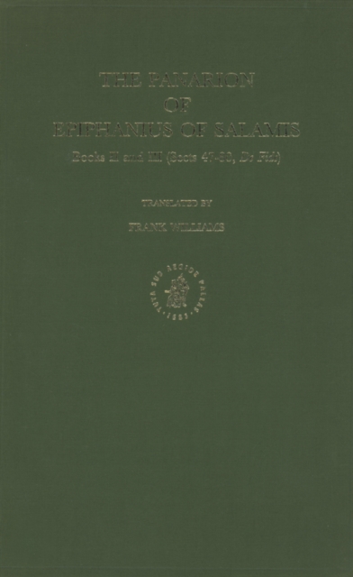Panarion of Epiphanius of Salamis, Book II and III