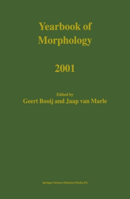 Yearbook of Morphology 2001