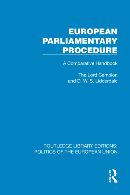 European Parliamentary Procedure
