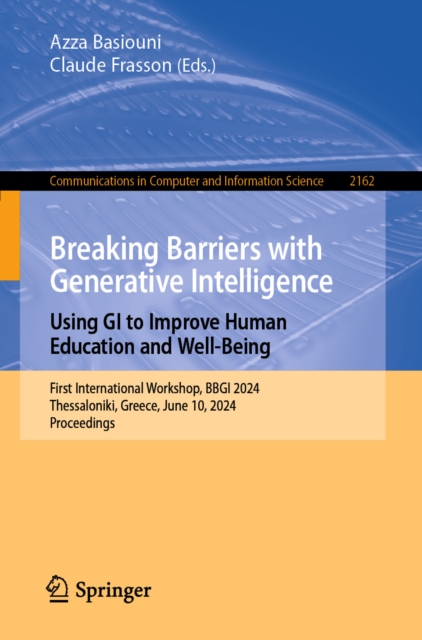 Breaking Barriers with Generative Intelligence. Using GI to Improve Human Education and Well-Being