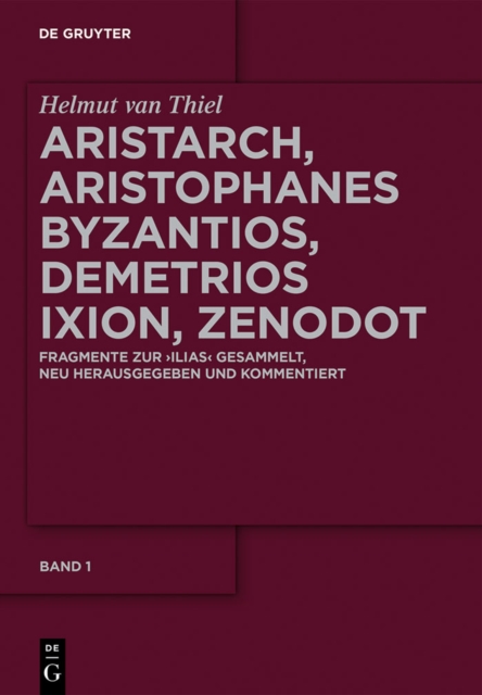Aristarch, Aristophanes Byzantios, Demetrios Ixion, Zenodot