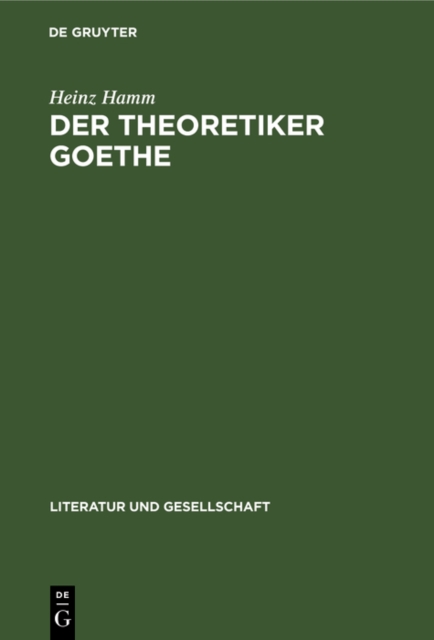 Theoretiker Goethe