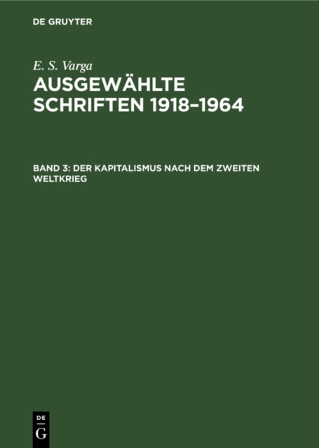 Kapitalismus nach dem zweiten Weltkrieg