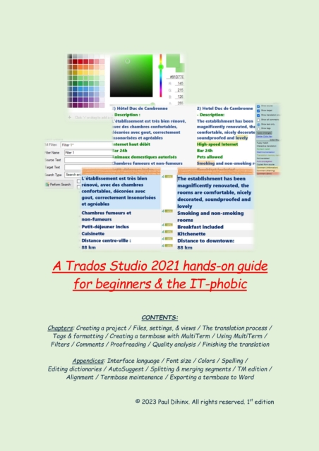 Trados Studio 2021 hands-on guide for beginners & the IT-phobic