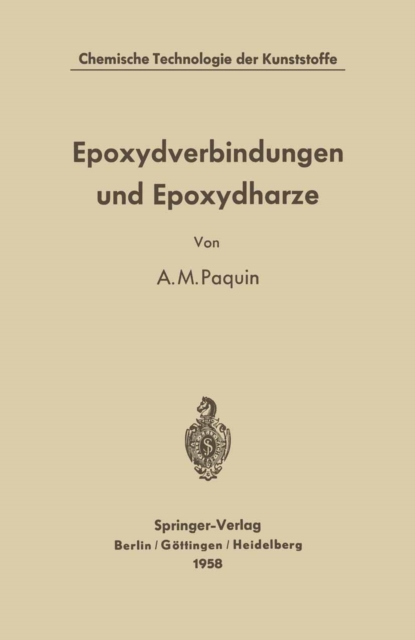 Epoxydverbindungen und Epoxydharze