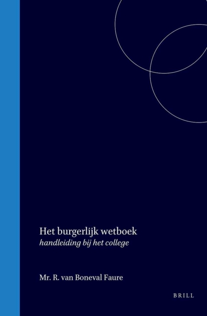Het burgerlijk wetboek