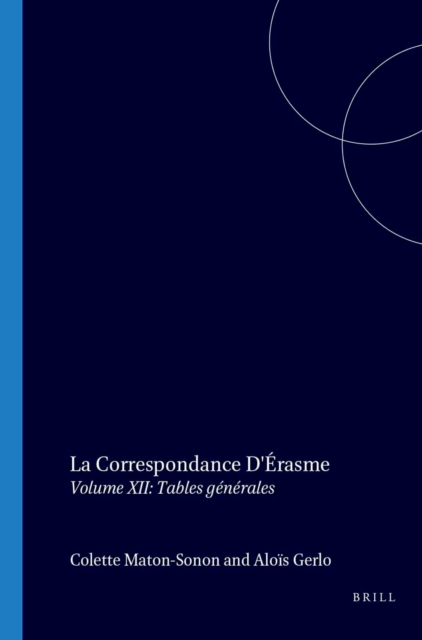 Correspondance d'Erasme