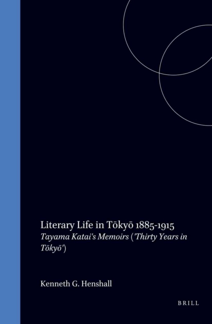 Literary Life in Tokyo 1885-1915
