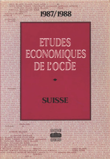 Etudes economiques de l'OCDE : Suisse 1988