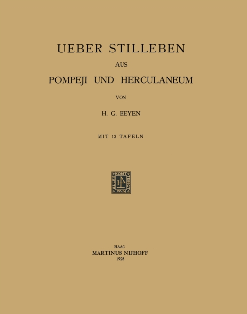Ueber Stilleben aus Pompeji und Herculaneum
