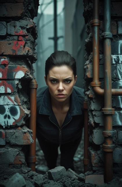 Alex between  the walls of fear