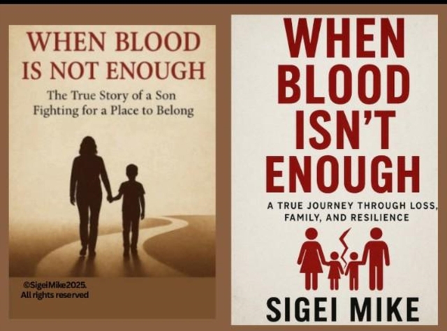 When blood isn't enough'