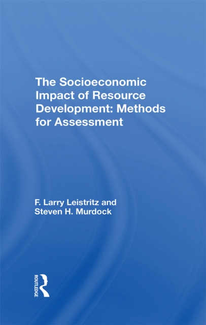 Socioeconomic Impact Of Resource Development