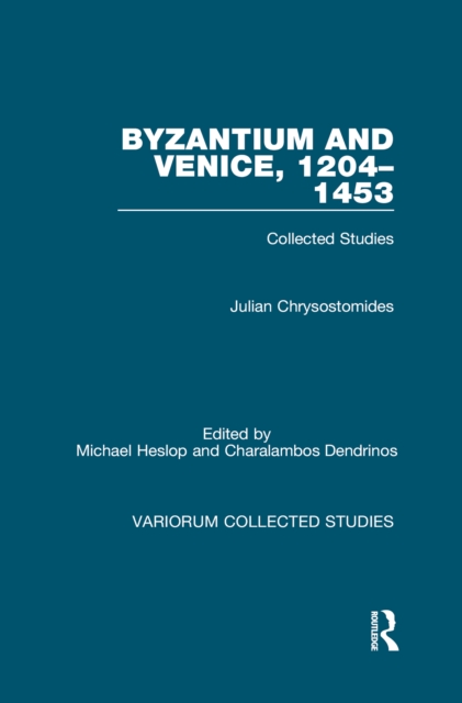 Byzantium and Venice, 1204-1453