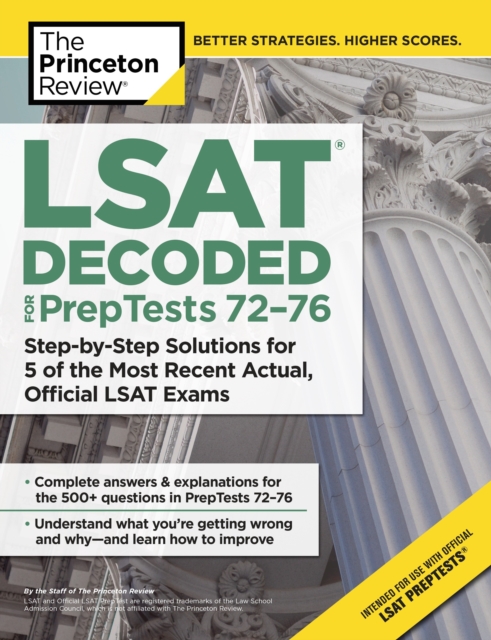 LSAT Decoded (PrepTests 72-76)