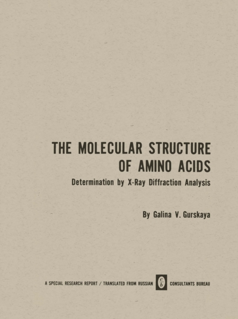 Molecular Structure of Amino Acids